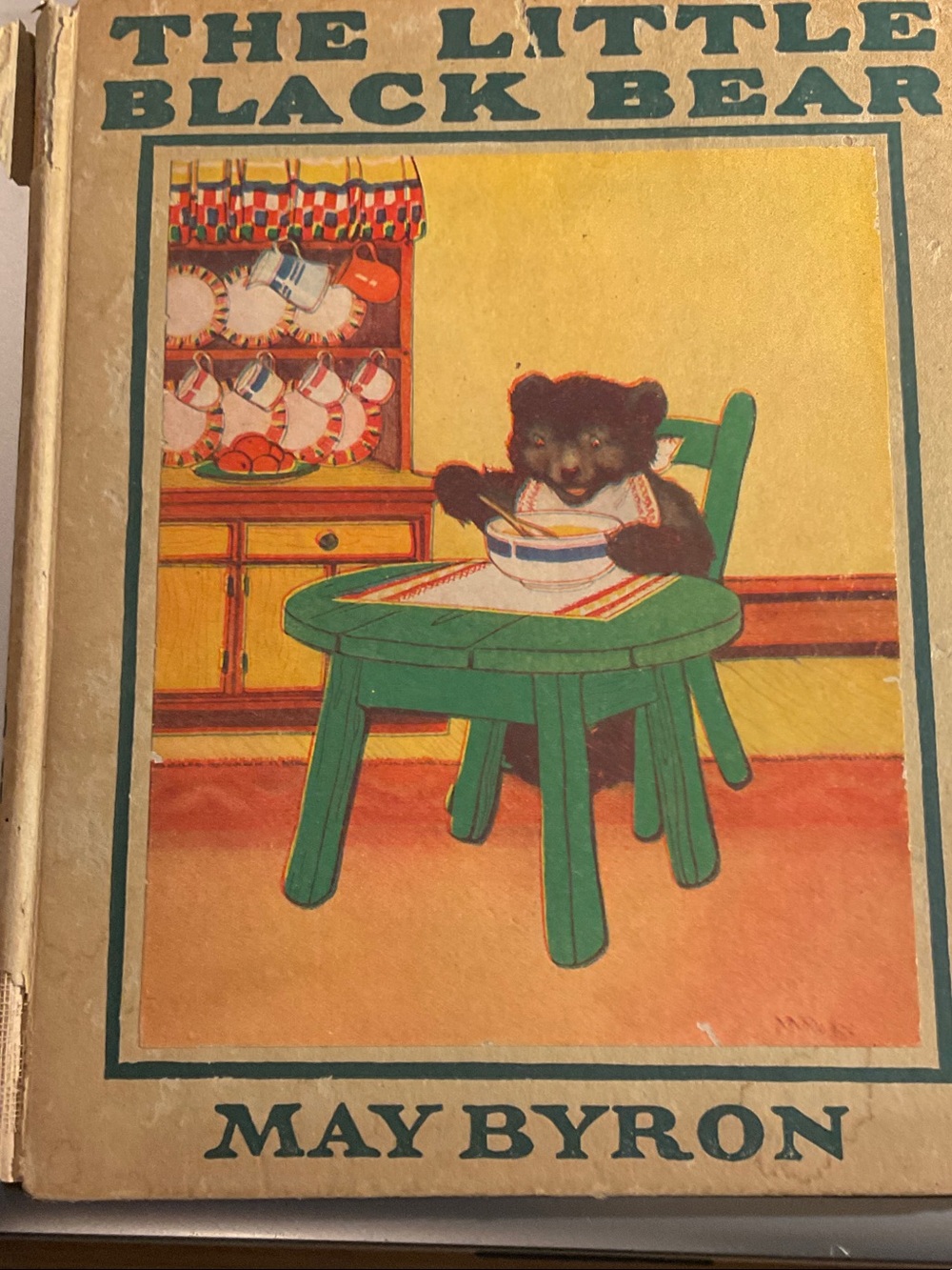 The Little Black Bear by May Byron - Vintage Illustrated Cover